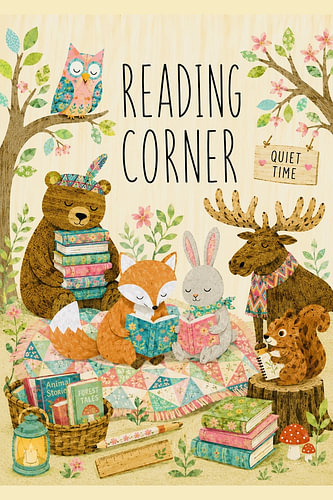 Woodland Friends – Le coin lecture