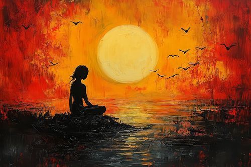 picturesque spiritual meditation