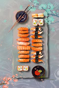Sushi japan van Gisela