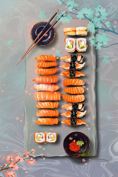 Sushi Japan by Gisela- Art for You