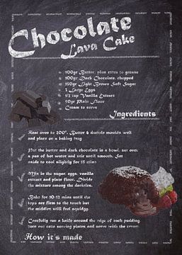 Recipe of Dessert - Lava cake van JayJay Artworks