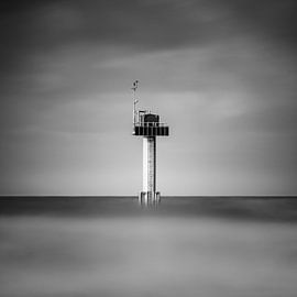 Guide light Cadzand-Bad by Jan van der Laan