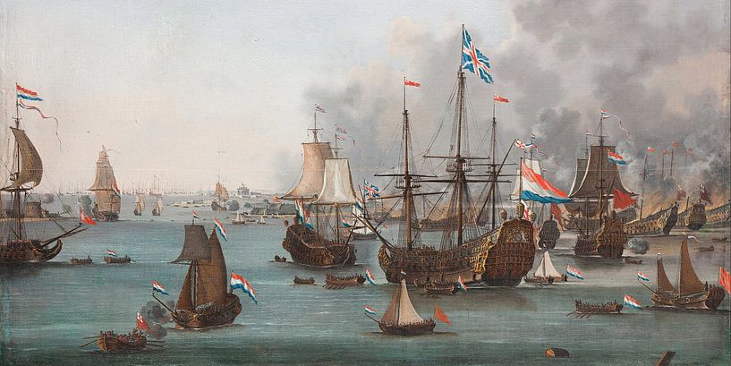 Die Schlacht von Chatham, Willem van Der Stoop von Meesterlijcke Meesters