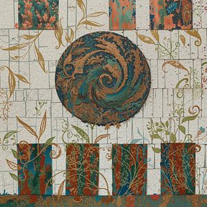 Raffinierte Schichtung: Die Mystik der Wabi-Sabi-Ornamente