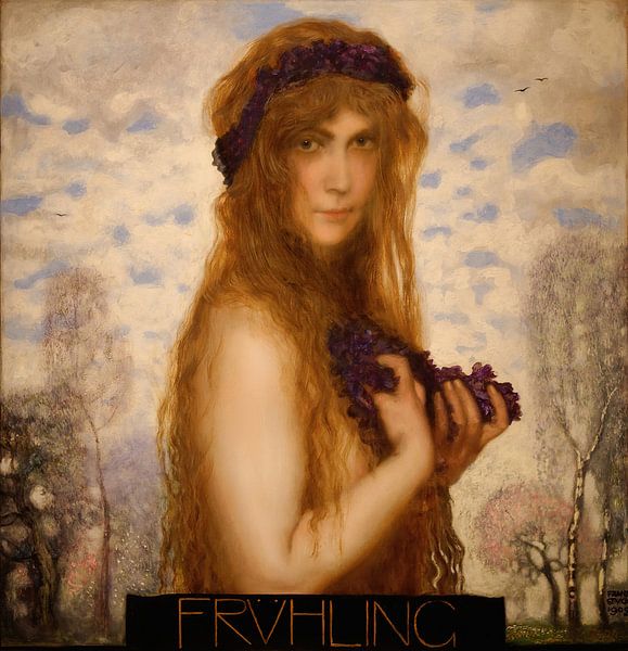 Franz von Stuck - Frühling (1902) von Peter Balan