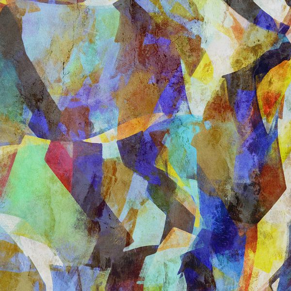 Mixing Shapes and Colors by Angel Estevez