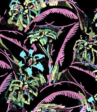 Fleurs et plantes dans la jungle asiatique sur FRESH Fine Art