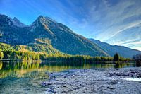 Promenade langs het meer Hintersee