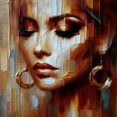 woman with earrings by FoXo Art thumbnail