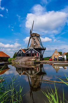 Houtzaagmolen De Rat in IJlst, Friesland