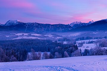 Abendstimmung am Hochberg von Peter Baier