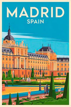Madrid, Spanje van Poster Art Shop