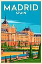 Madrid, Spanje van Poster Art Shop thumbnail