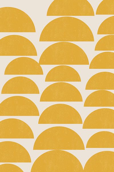 Sunny yellow shapes by Cats & Dotz