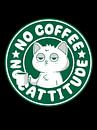 Geen koffie geen kattenpis van Artthree thumbnail