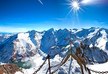 Zonneschijn op de Kitzsteinhorn van Christa Kramer