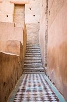 Corridor in the El Badi Palace | Marrakech Morocco | Africa | Pastel
