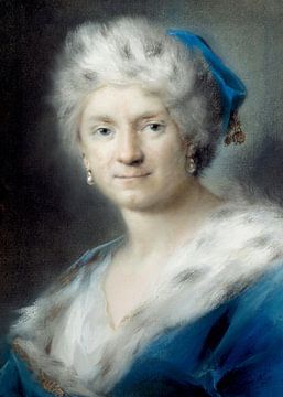 Zelfportret als "Winter", Rosalba Carriera