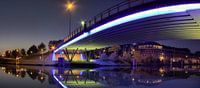 Lingebrug Gorinchem bei Nacht