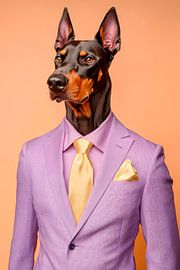 Doberman by Poster Art Shop