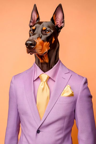 Doberman by Poster Art Shop