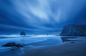 Meer in Abendblau