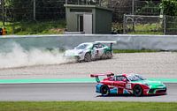 Crash en course lors de la Porsche Supercup 2018