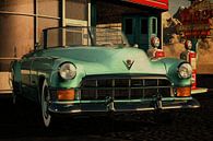 Cadillac Deville 1948 at an old petrol station by Art to make a house your home thumbnail