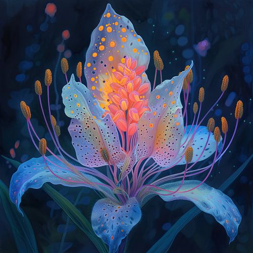 Peinture de fleurs néon | Glow Essence