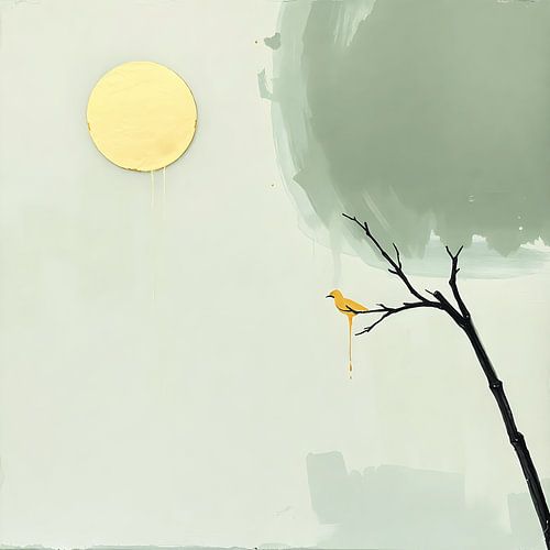 Gouden stilte wabi sabi - Japandi