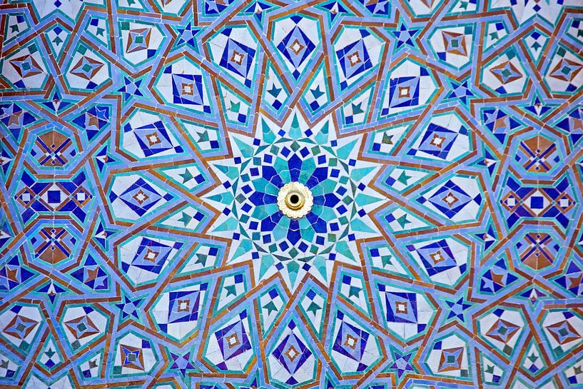 Tile of the Hassan II Mosque in Casablanca Morocco by Eye on You
