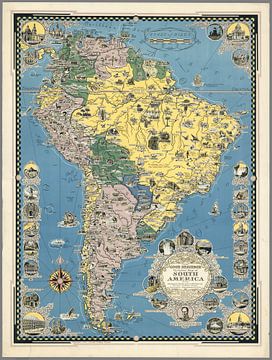 Der gute Nachbar, Südamerika von World Maps