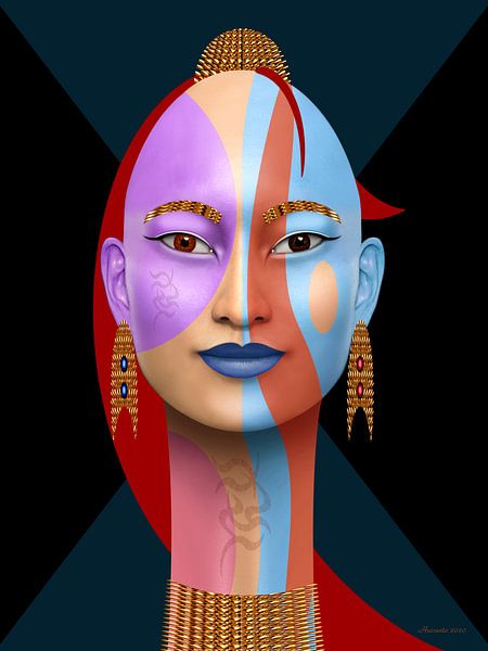Queen of Colors by Ton van Hummel (Alias HUVANTO)