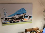 Photo de nos clients: KLM Boeing 747 dans une belle lumière du soir par Dennis Janssen