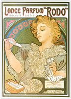 Lance Parfum "Rodo" d'Alphonse Mucha