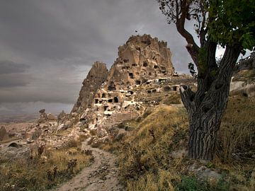 Rock houses Cappadocia Turkey by Ton Buijs