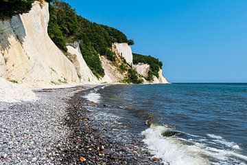 Kreidefelsen an der Küste der Ostsee auf der Insel Rügen von Rico Ködder