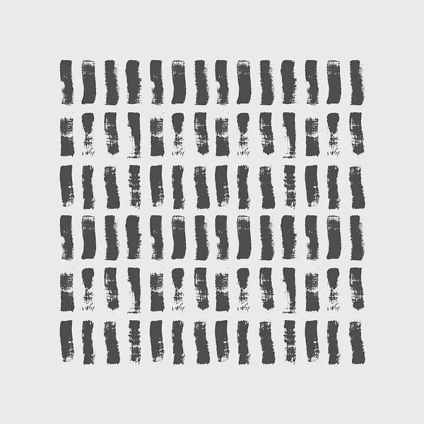 Brush strokes on ivory by Mad Dog Art