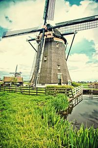 Nederlandse landschap  van Ariadna de Raadt-Goldberg