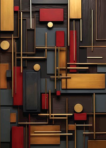 Abstrait moderne sur Himler Razan