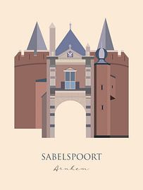 Sabelspoort Arnhem sur Stedenkunst