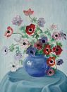 A Still Life With Anemones van Antonije Lazovic thumbnail