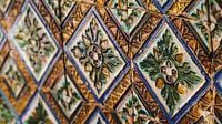 Azulejos (tegeltjes) in Sevilla, Spanje van Jessica Lokker thumbnail