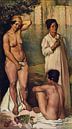 Émile Bernard, Fellah-vrouwen in bad, 1900 van Atelier Liesjes thumbnail