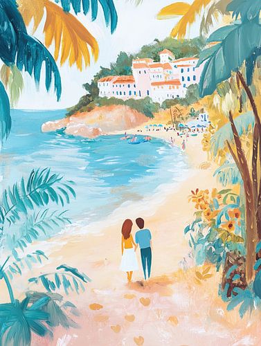 Set up at Zomer Strand by Eye catching paintings