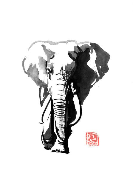 walking elephant by Péchane Sumie
