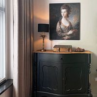 Klantfoto: De Hon. Mrs. Thomas Graham, Thomas Gainsborough..., als ArtFrame