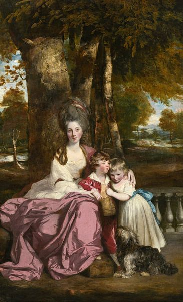 Lady Elizabeth Delmé et ses enfants, Joshua Reynolds par Des maîtres magistraux