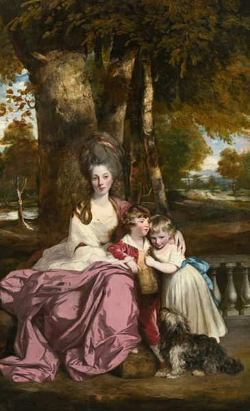 Lady Elizabeth Delmé und ihre Kinder, Joshua Reynolds von Meisterhafte Meister