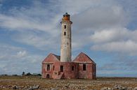 vuurtoren - lighthouse op klein curacao van Frans Versteden thumbnail